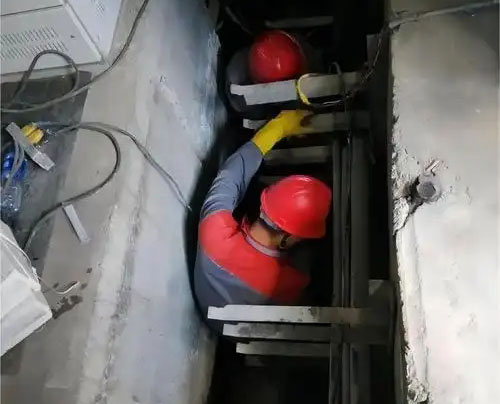 沉湖管委会电缆沟堵漏